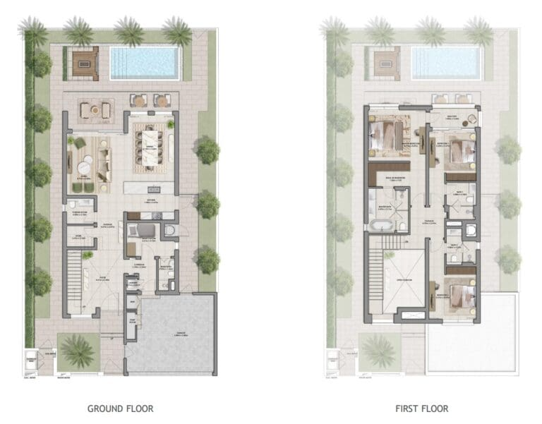3 Bedrooms floor plan