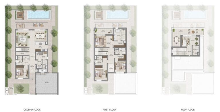 4 Bedrooms floor plan