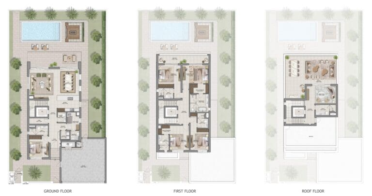 5 Bedrooms floor plan